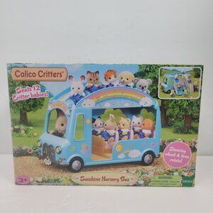 Calico Critters Sylvanian Families Sunshine Nursery Bus NEW